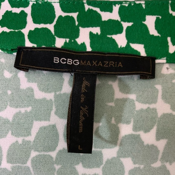 Mix Print Faux Wrap Dress - Picture 6 of 10